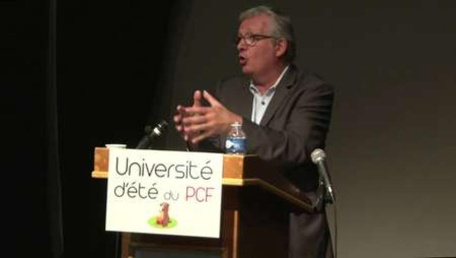 Discours de clôture de l'université d’été du PCF par Pierre Laurent